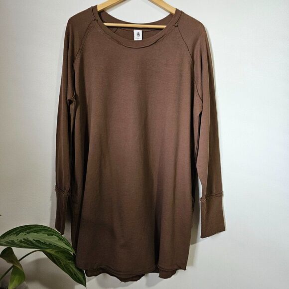 NWT VICI COLLECTION FLAWLESS  WICHITA COTTON POCKETED SWEATSHIRT DRESS JUMPER S - Picture 1 of 16
